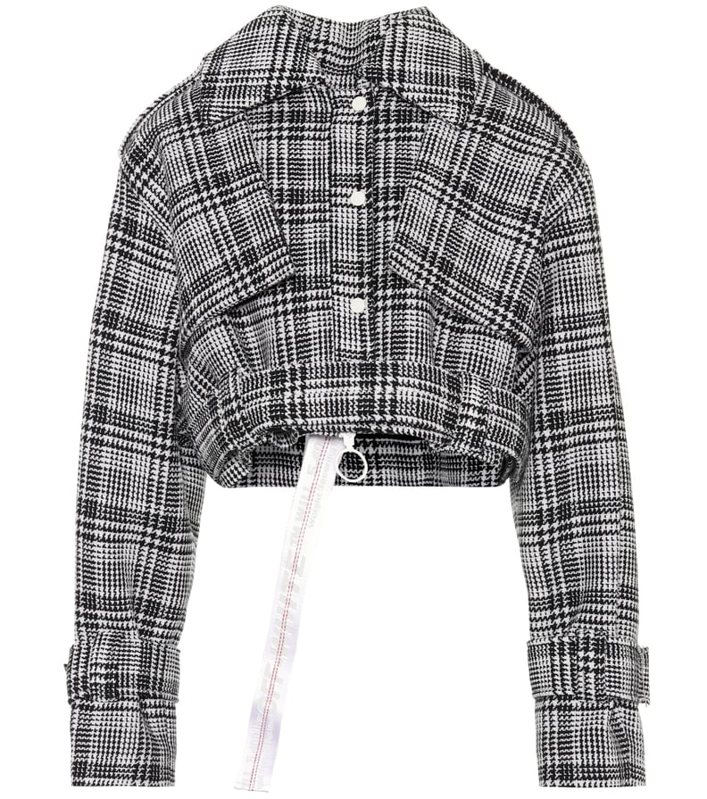 Off-White Plaid Jacket