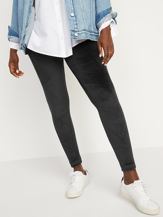 Old Navy High-Waisted Velour Ankle 