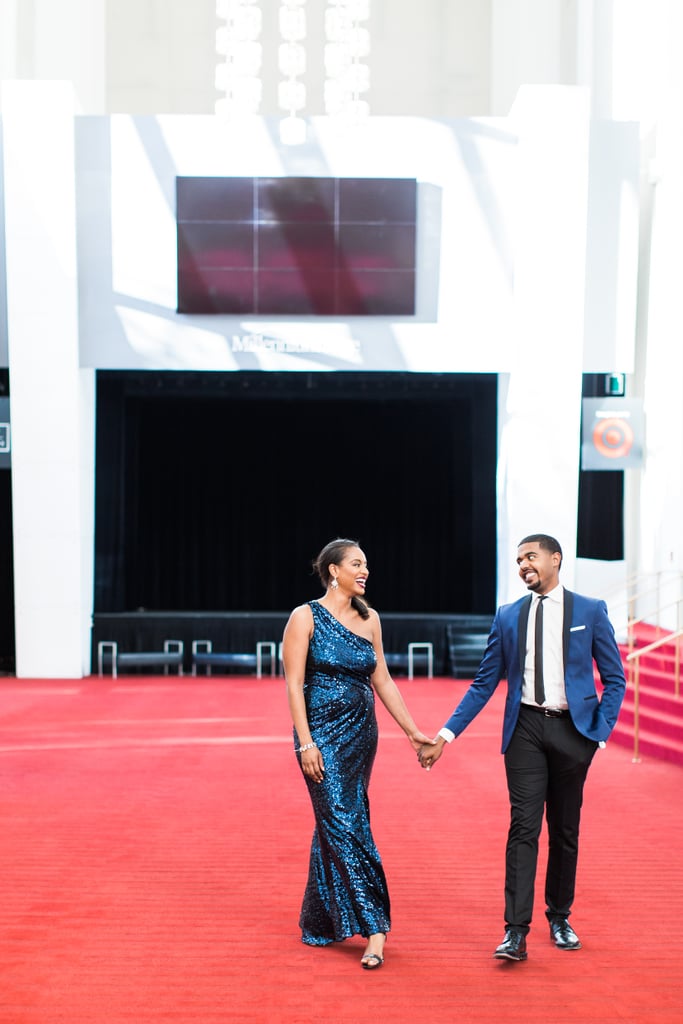 Glam Red Carpet Engagement Ideas