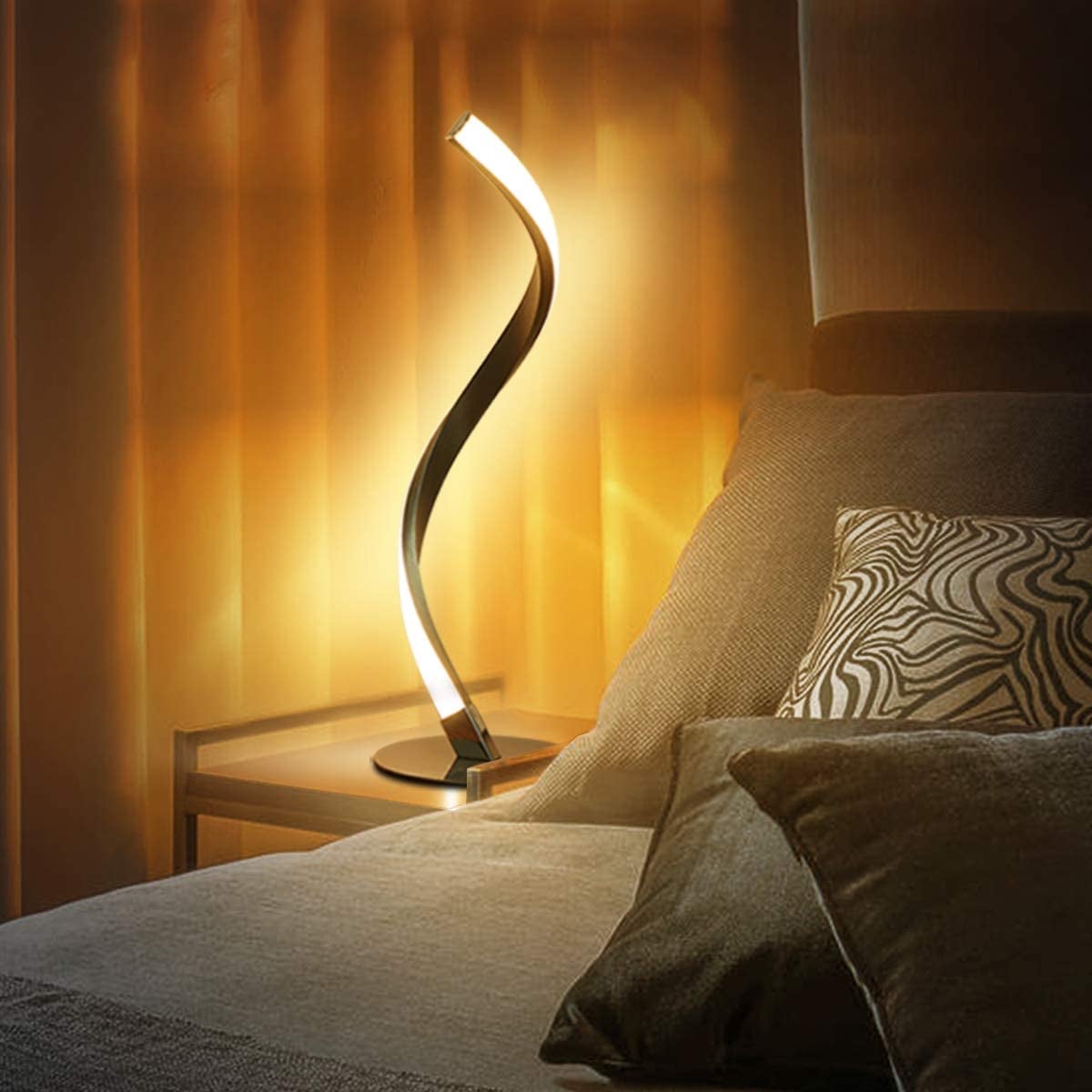 Tomshine Spiral LED LampTouch Sensor Lamp The 16 Coolest