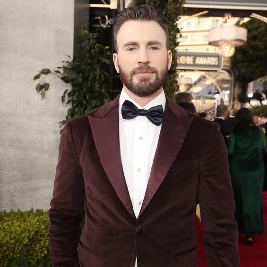 Chris Evans at the Golden Globes 2020