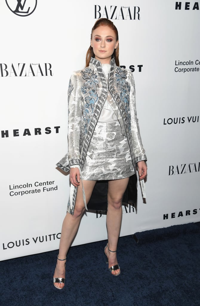 Sophie Turner at an Evening Honoring Louis Vuitton and Nicolas Ghesquière in 2017