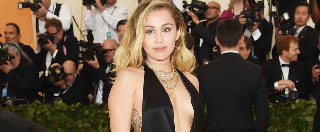 Miley Cyrus Wearing Black Dress 2018 Met Gala
