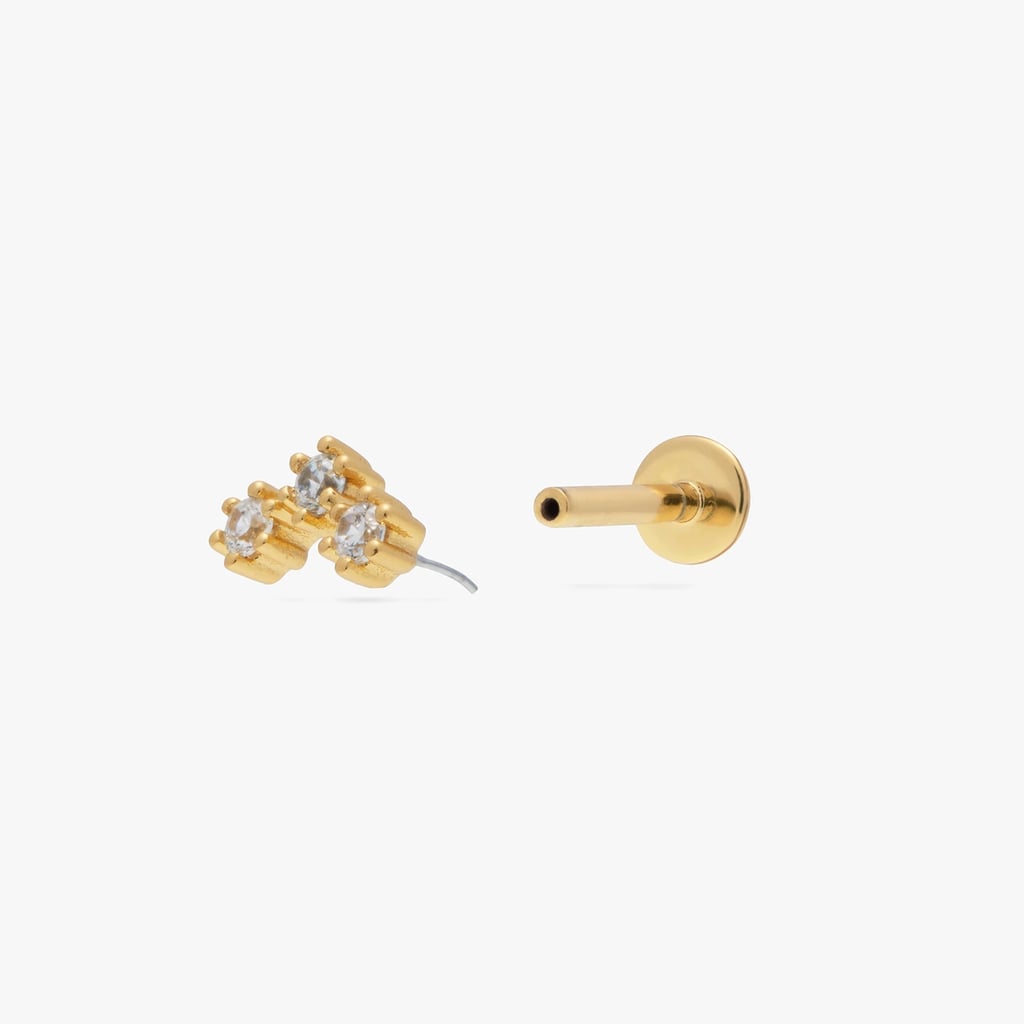 CZ Cluster Stud Flatbacks