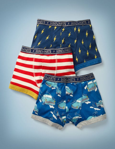 3 Pack Harry Potter Boxers, The Mini Boden Harry Potter Collection Is So  Cute, You'll Wish It Came in Adult Sizes