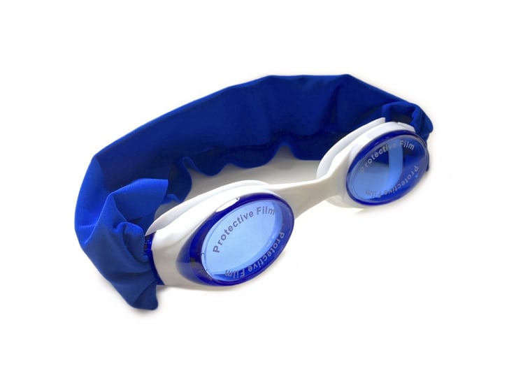 Splash Swim Goggles — Royal Splash Swim Goggles That Don't Pull Your