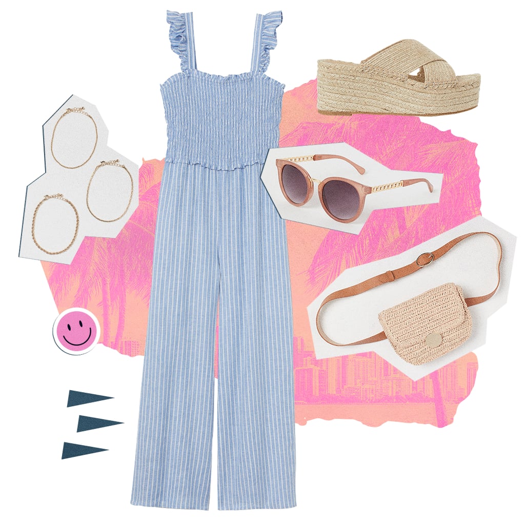 Jumpsuit + Wedges