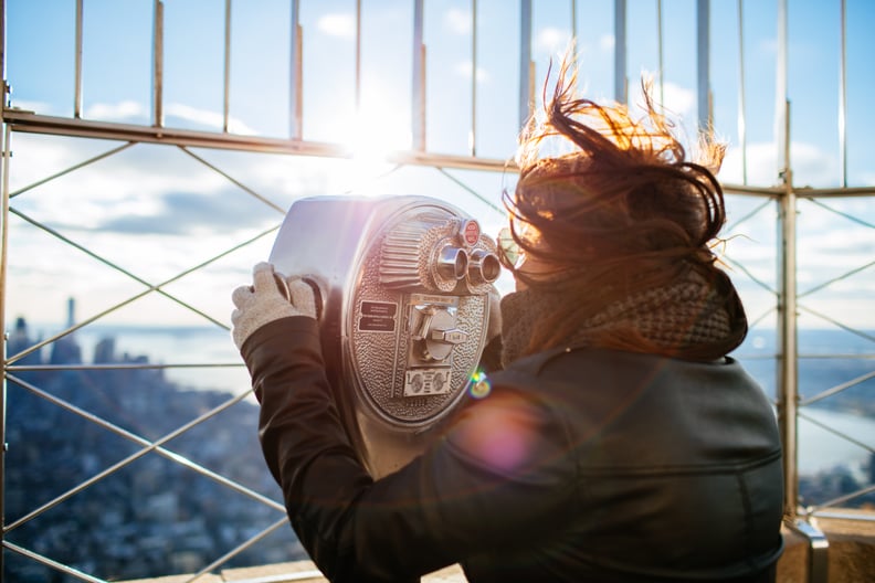 Take in a view at the top of a skyscraper.