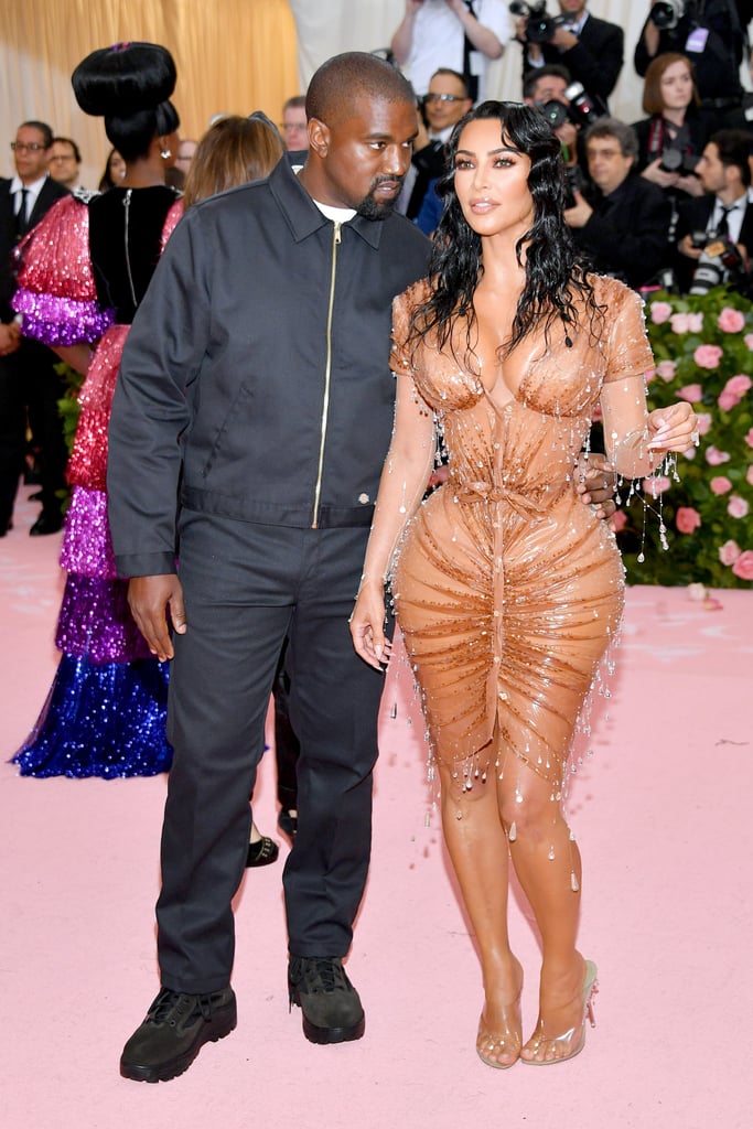 Kim Kardashian and Kanye West at the 2019 Met Gala