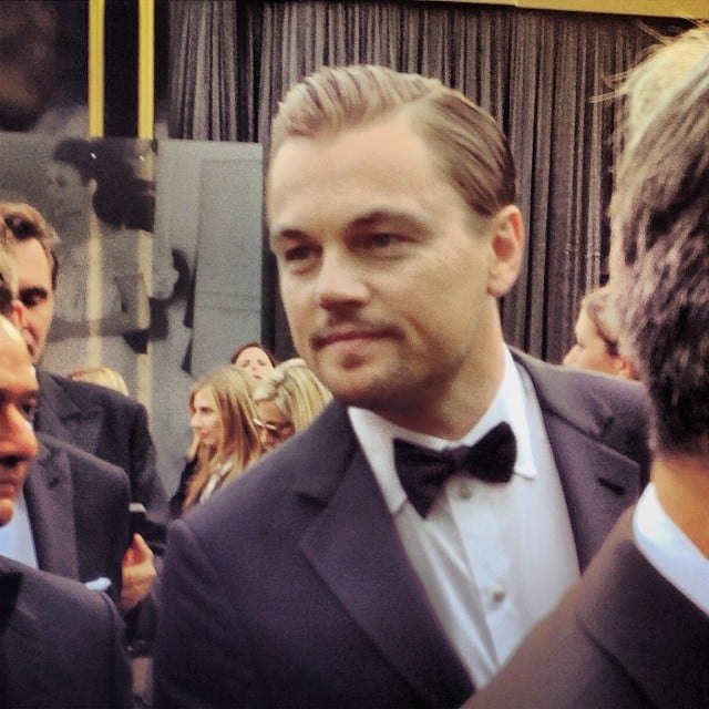 Leonardo DiCaprio arrived looking dapper, as usual.