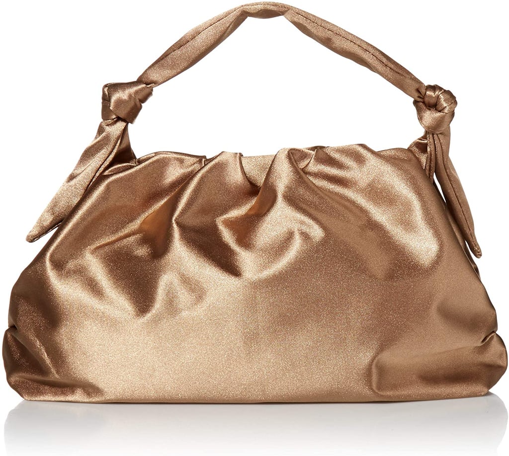 The Drop Satin Knotted Handle Bag