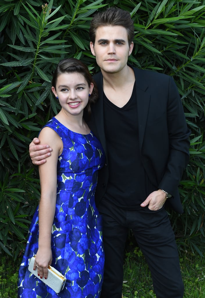 Fatima Ptacek and Paul Wesley posed at a photocall for Before I Disappear on Wednesday.