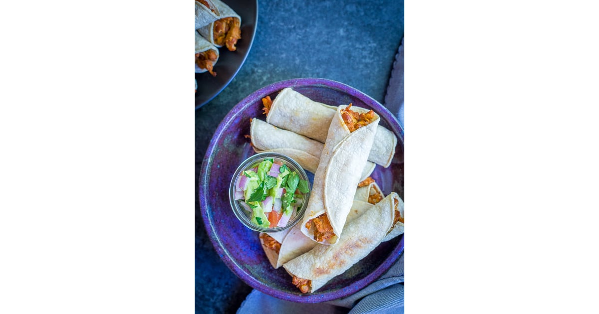 Jackfruit and Pinto Bean Taquitos Freezable Vegetarian Dinner Recipes