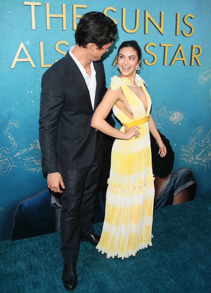 Camila Mendes and Charles Melton at The Sun Is Also a Star