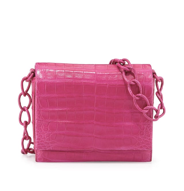 Nancy Gonzalez Small Crocodile Chain Crossbody Bag ($2,350) | Spring ...