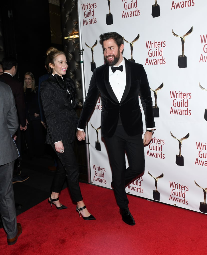 Emily Blunt and John Krasinski in Matching Tuxedos 2019