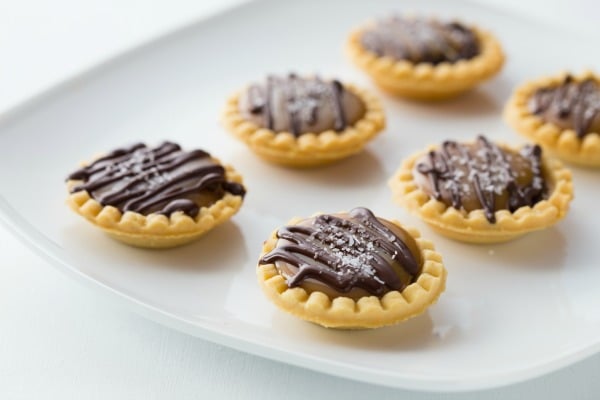 Mini Salted Caramel Chocolate Pies