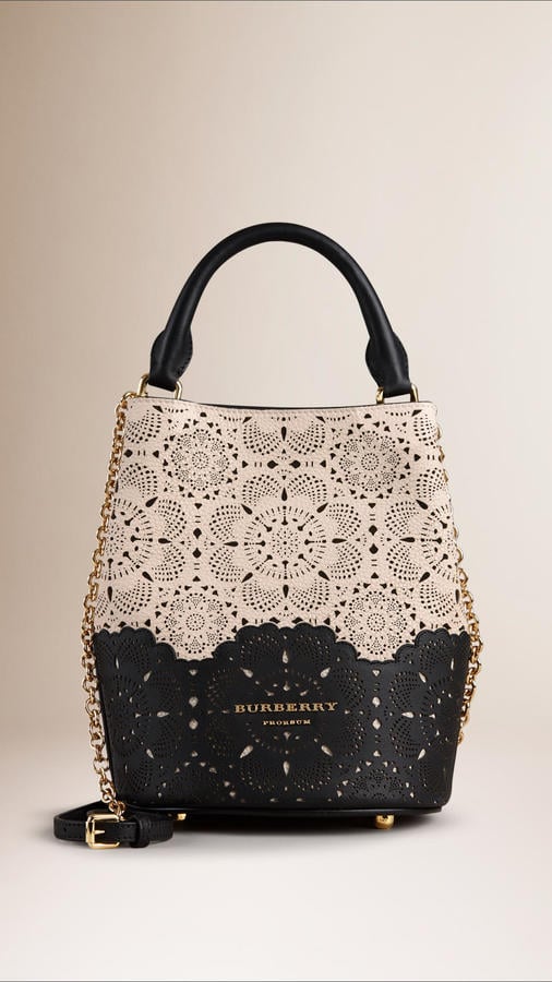 Burberry The Small Bucket Bag In Perforated Leather ($2,495) | Best Bucket Bags | POPSUGAR ...