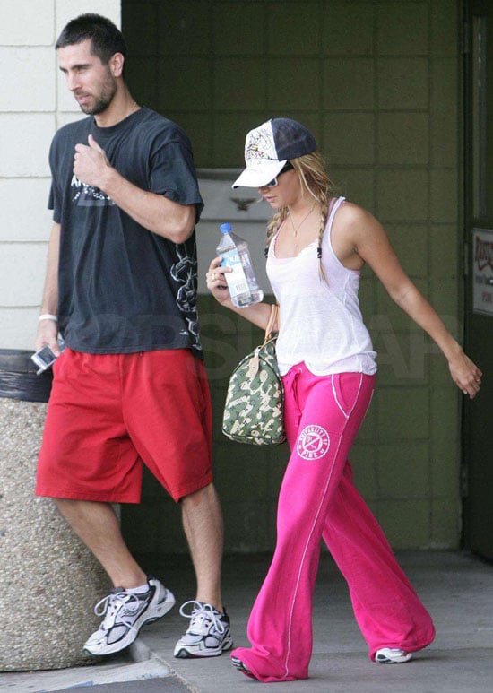 Ashley Tisdale With Personal Trainer 