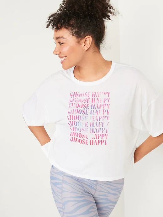 Old Navy UltraLite All-Day Performance Crop Tee