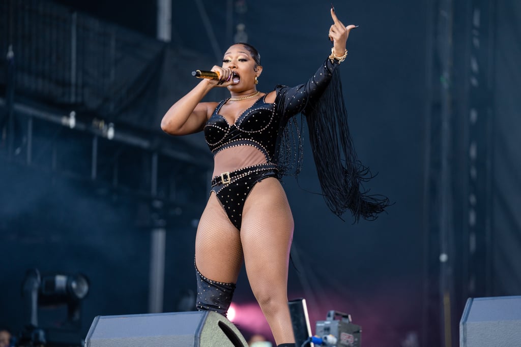 Megan Thee Stallion's Cowgirl Chic Rhinestone Bodysuit