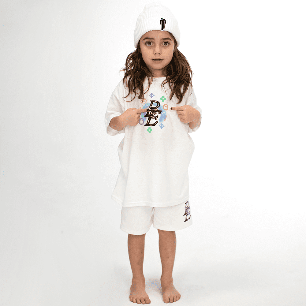 Blohsh Beanie Kids in White