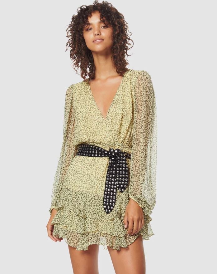 stevie may french vanilla midi dress