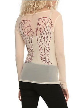 Mesh Long-Sleeve Top