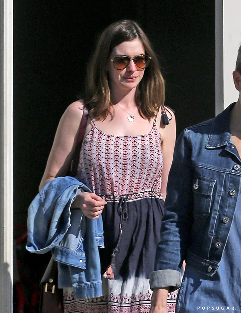 Anne Hathaway After Giving Birth to Baby Jonathan May 2016