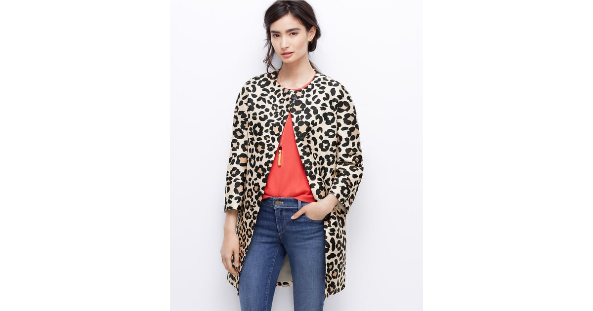 ann taylor leopard jacket