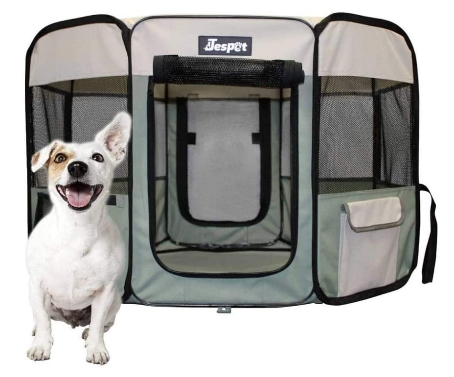 Soft sided dog playpen 2025