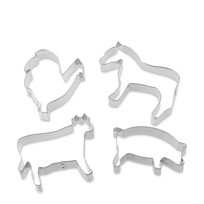 Quirky: Farm Animals Cookie Cutter Set