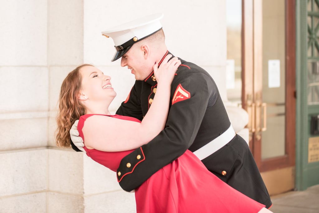 Military Couple Engagement Session in Washington DC
