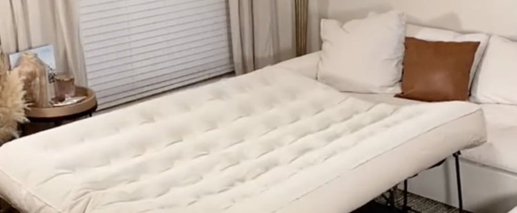 The EZ-Bed Air Mattress Unfolds Itself For Easy Set Up