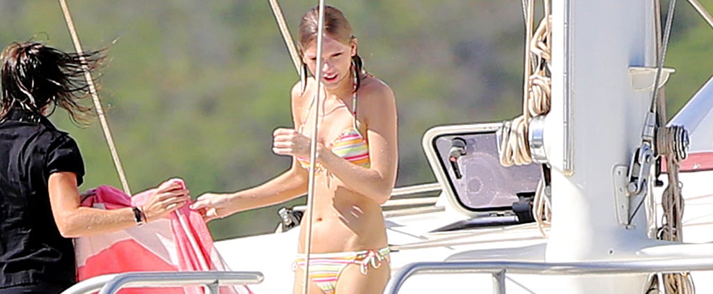 Taylor Swift Shares a Bikini Picture January 2015