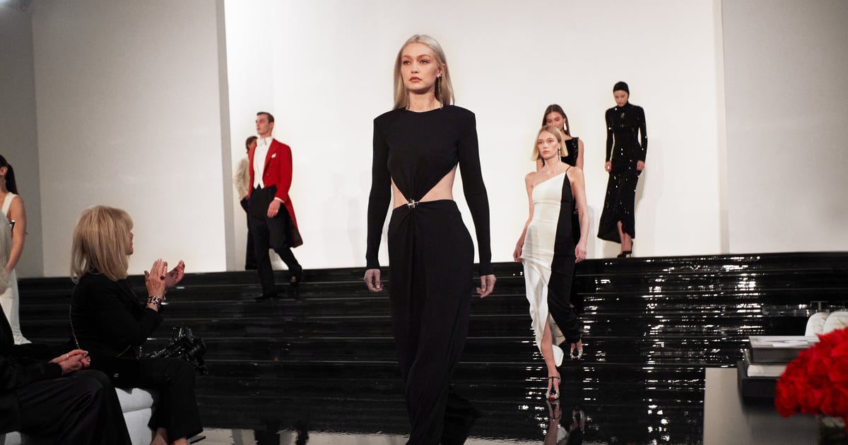 Gigi Hadid Models at the Ralph Lauren Fall 2022 Runway Show | POPSUGAR  Fashion