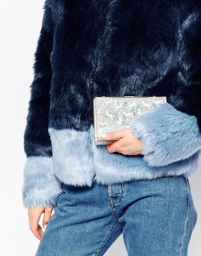 Skinnydip Unicorn Liquid Clutch Bag ($69)
