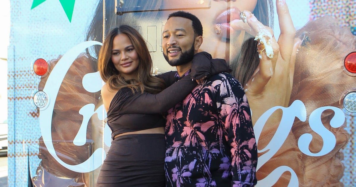 Chrissy Teigen and John Legend's Thanksgiving Photos Include Miles and Luna Pulling the Triangle