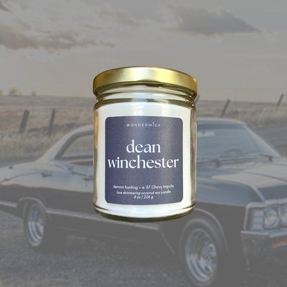 Smells Like Dean Winchester candle
