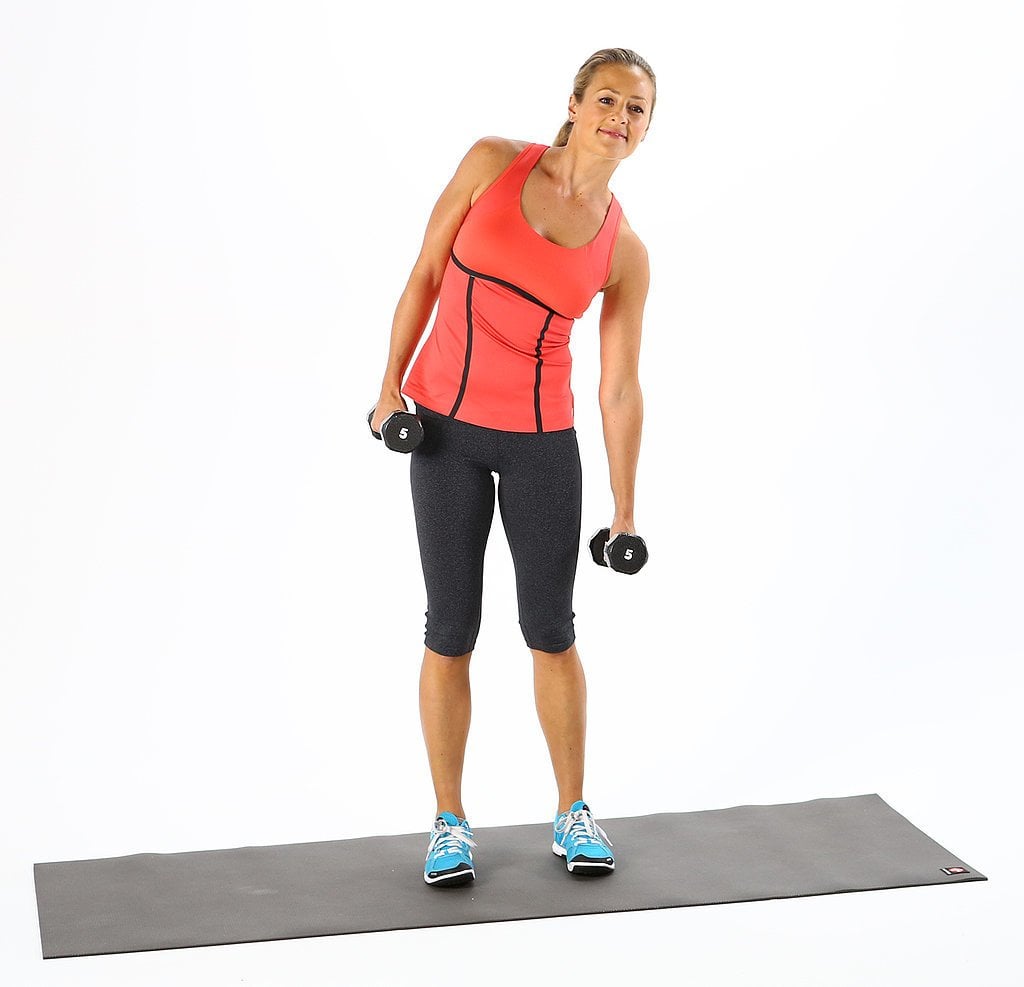 Standing exercise for side fat top