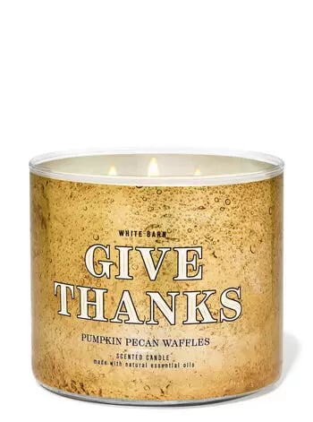 Pumpkin Pecan Waffles 3-Wick Candle