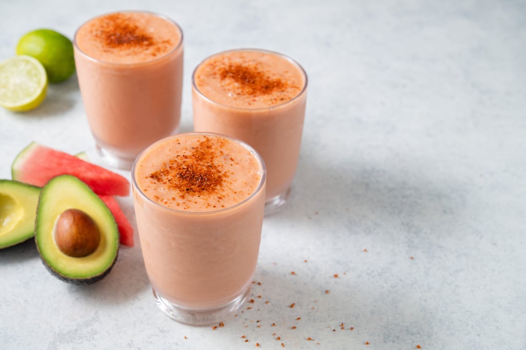 Avocado and Watermelon Chile Lime Spiced Smoothie