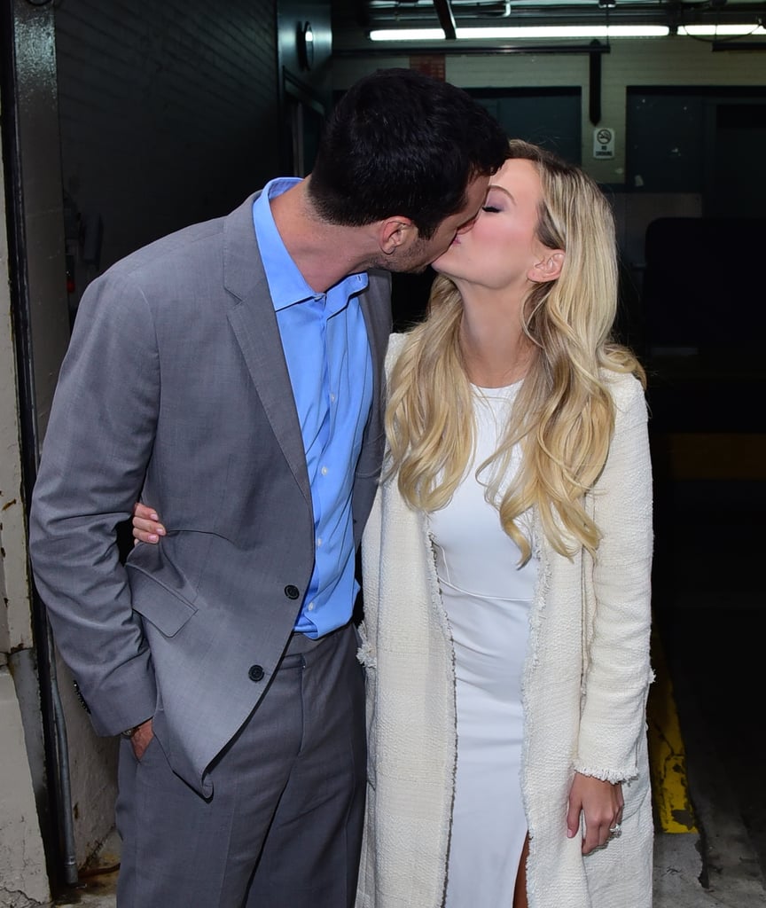 Ben Higgins Lauren Bushnell Kiss in NYC March 2016 POPSUGAR Celebrity Photo 8