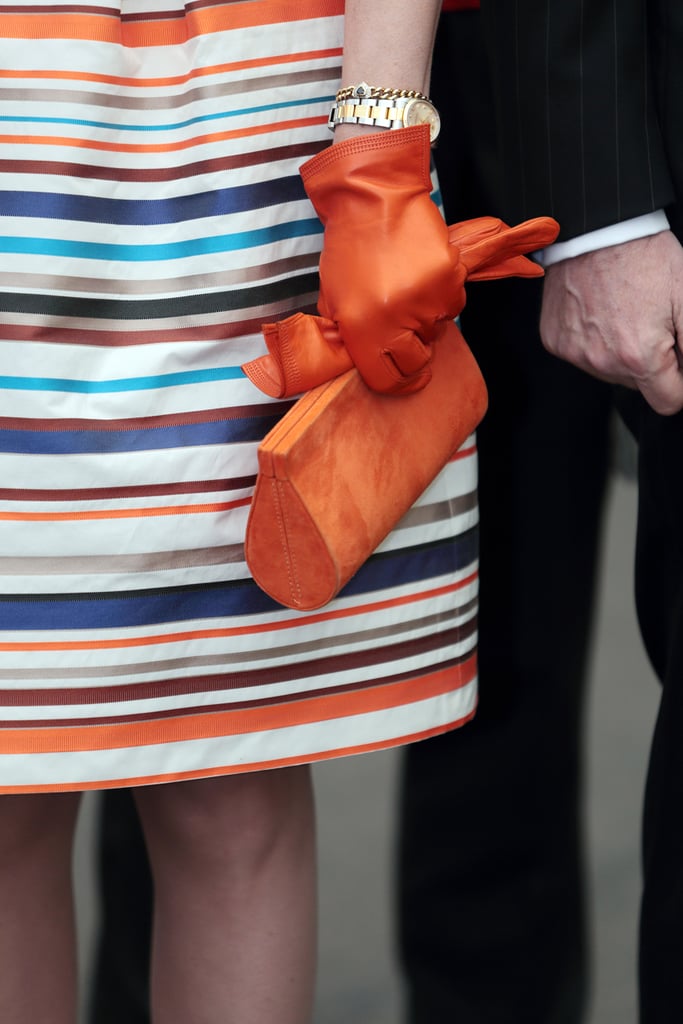 Queen Mathilde of Belgium Natan Dress April 2016