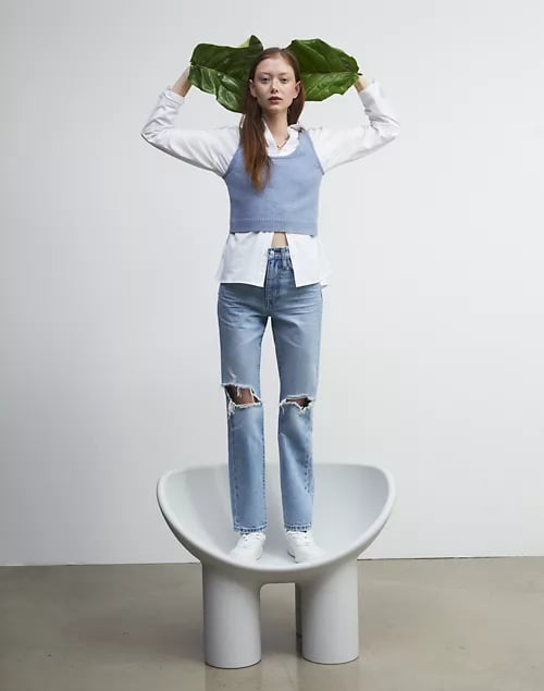 Classic straight jeans store madewell