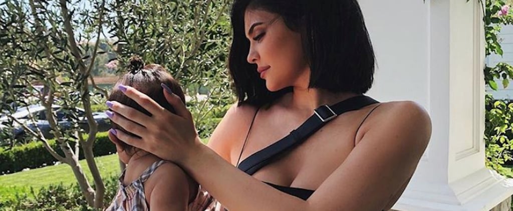 Stormi's Burberry Dress in Kylie Jenner's Instagram