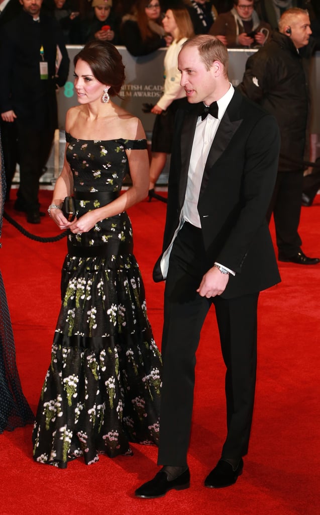 Prince William and Kate Middleton at the BAFTA Awards