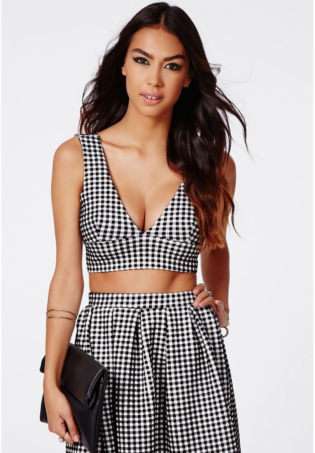Missguided Gingham Bralette