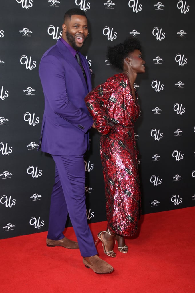 Lupita Nyong'o, Winston Duke at Us Screening in London 2019