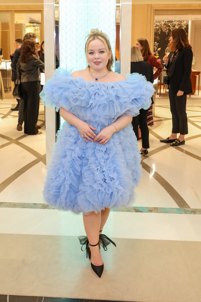 Nicola Coughlan Wows in Blue Tulle Dress